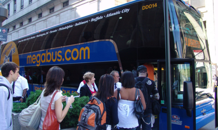 The companys megabus.com service has been very popular in North America.