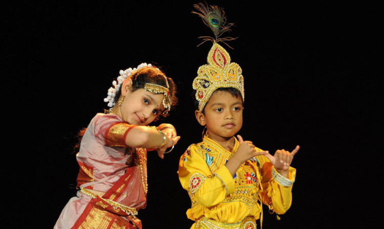 The Bharatiya Ashram Dancers performed as part of the DundeeDanceDay.