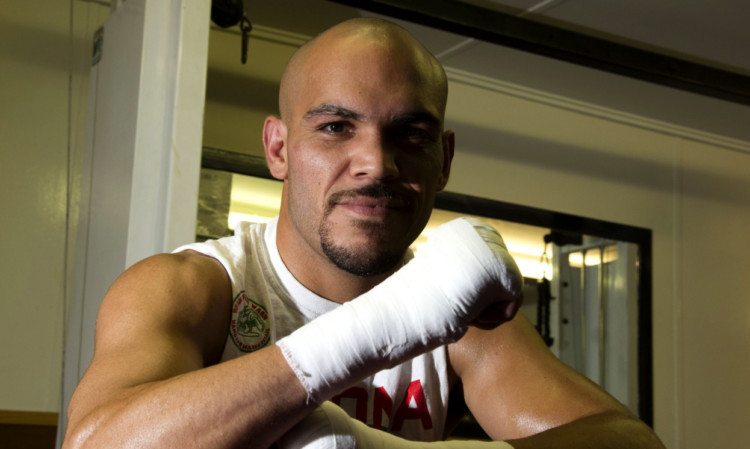 Raymundo Beltran in training ahead of his bout with Ricky Burns.