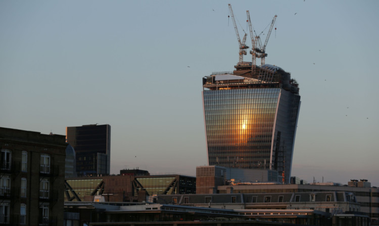 The tower has been dubbed the 'Walkie Scorchie' after the building was blamed for starting fires and causing damage by reflecting the sun's rays.