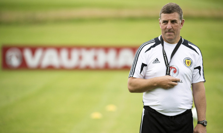 Scotland coach Mark McGhee.