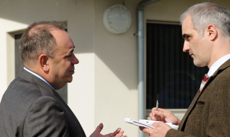 The First Minister is interviewed by Courier reporter Graeme Ogston.