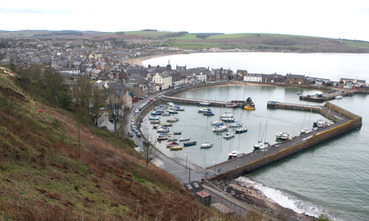 Stonehaven harbour.