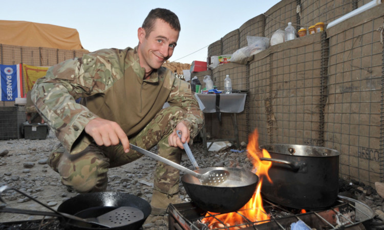 Reservist Gary Carling is deployed on his first tour of duty at Observation Post Dara.