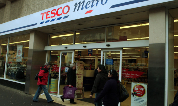 The Tesco Metro store in South Street, Perth.
