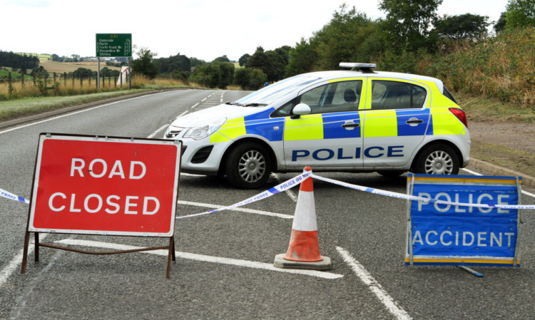 The A91 was closed on Thursday after the tragic accident.