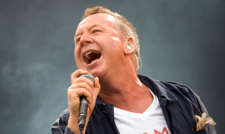 Simple Minds frontman Jim Kerr.