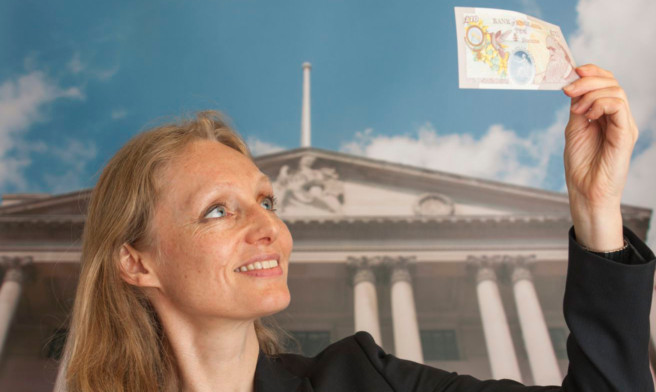 Victoria Cleland, head of the Bank of Englands notes division, during a consultation on plans to issue the plastic bank notes.