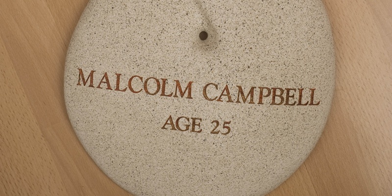 Pic Alan Richardson Dundee Pix-Ar.co.uk
The memorial stone from the Pike River Mine for Malcolm Campbell who died in The New Zealand mine explosion.