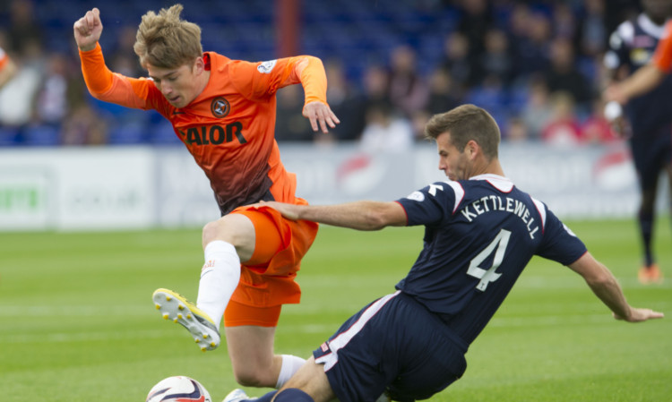 Ryan Gauld terrorised the County defence throughout the match.