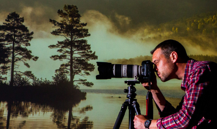 Dutch photographer Edwin Kats at the Battleby Centre.