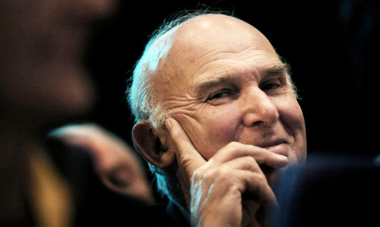 Vince Cable in Glasgow.