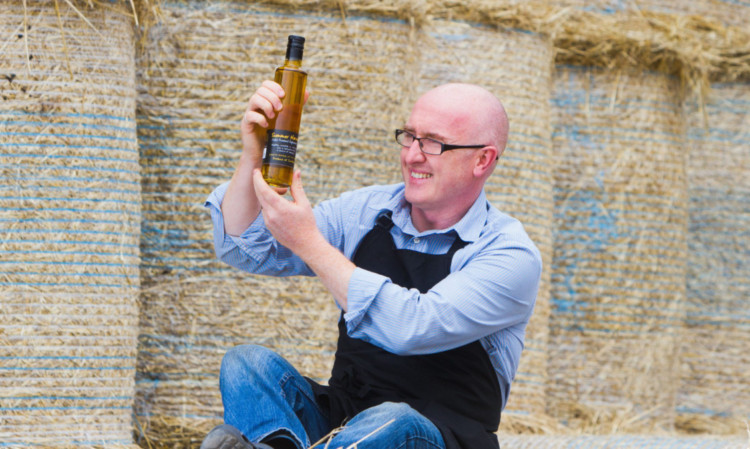 Mark Bush of Summer Harvest Oils in Madderty, by Crieff. The new plan aims to build on existing strengths and opportunities in key regional sectors such as food and drink.