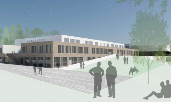 An artists impression of the proposed new Brechin Community Campus.