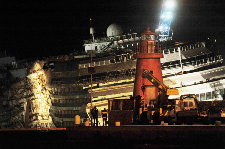 The stricken Costa Concordia has been succesfully uprighted after a procedure known as parbuckling.