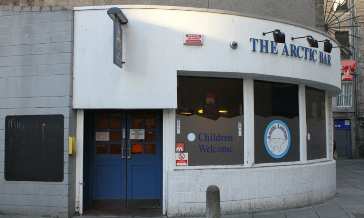 The Arctic Bar, just off High Street in the city centre, which has been accused of serving drinks out of hours.