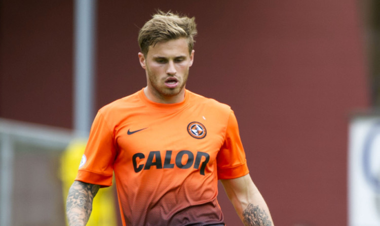 David Goodwillie in action for Dundee United.