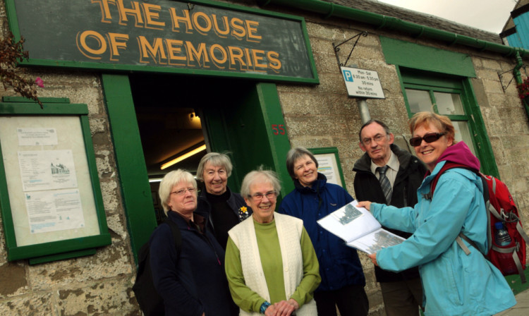 Another heritage week event was held at House of Memories in Monifieth. Attending were, from left, Gloria Page, Mary McPhee, Doris Bayne, Susan Watson and Jim Page with guide Marianna Buultjens.