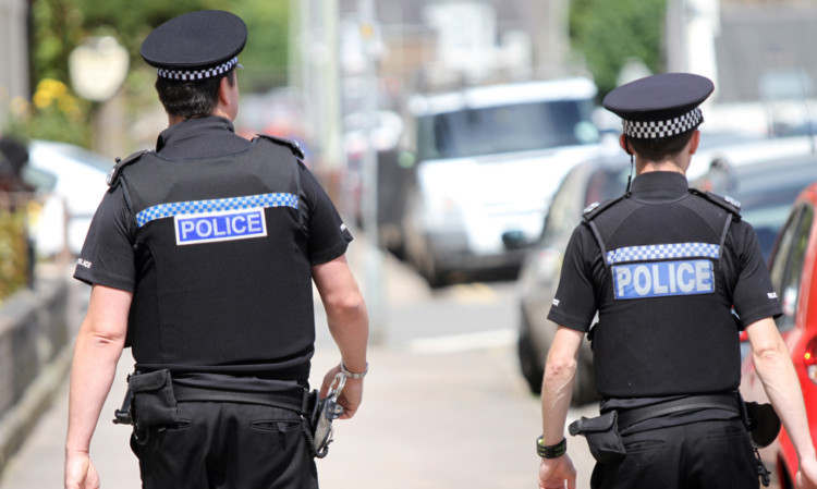 Kris Miller, Courier, 01/07/12. Picture today shows police officers on the beat (in Broughty Ferry) for files. 

Police Policemen, Police Officers, beat bobbies.