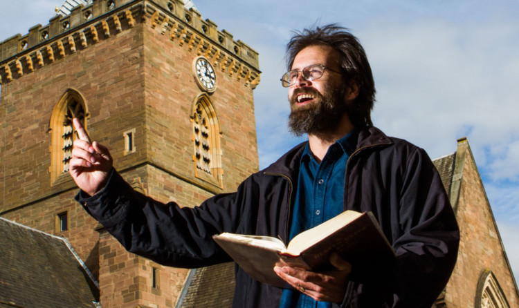 Positive reaction: Mr McLoughlin at St Johns Kirk.