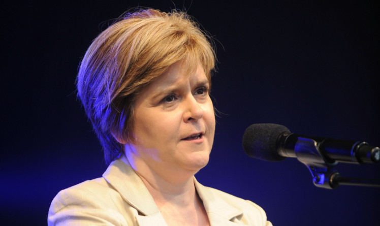 Nicola Sturgeon defended the Scottish Government's pension plans, to be published on Monday.