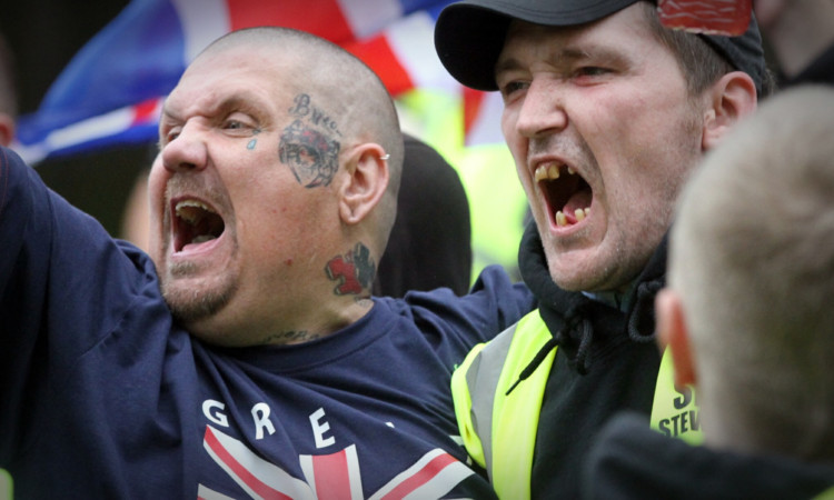 SDL protesters during last September's gathering in Dundee.