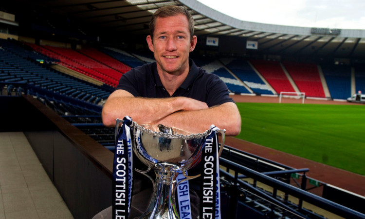 St Johnstone's Fraser Wright was at Hampden for the draw.