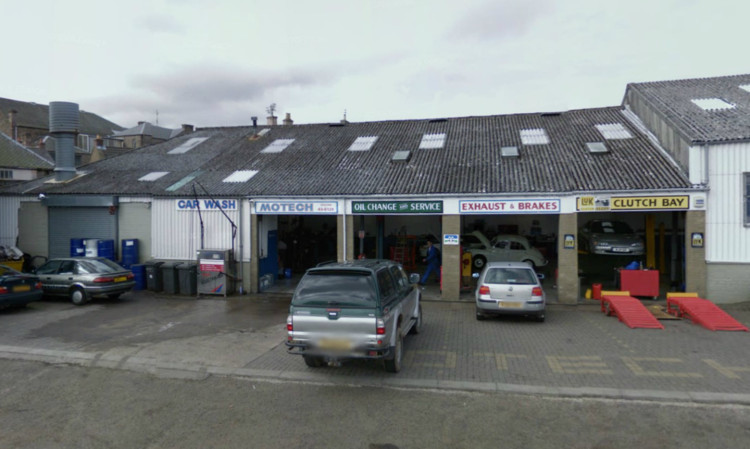 Hosie has been jailed after targeting the car wash at the Motech Castle Garage in Forfar.