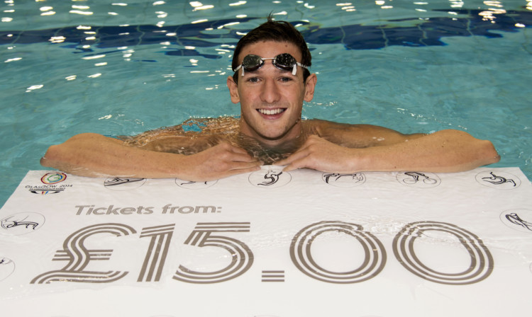 Swimmer Michael Jamieson helped to launch the ticket applications earlier this year.