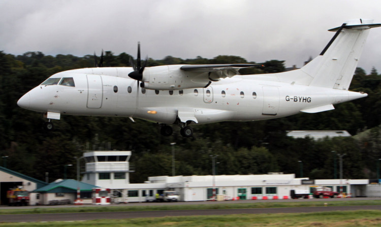 A CityJet flight arriving from London.