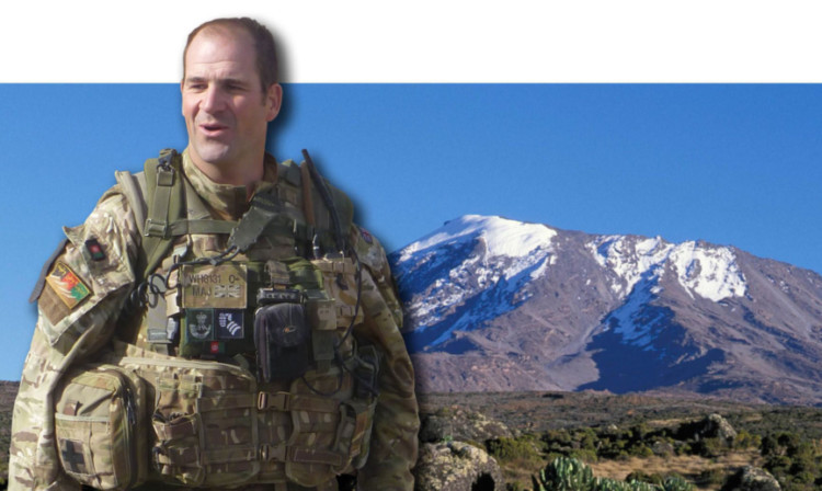 Major White will be heading up Kilimanjaro.