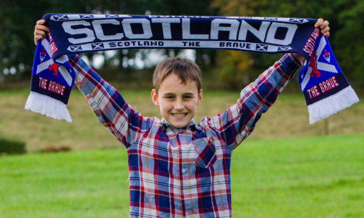 Young Jack will get to set foot on the hallowed Hampden turf.