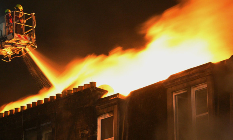 A Scottish Government spokeswoman said members of the emergency services, such as these firefighters tackling a tenement blaze in Dundees Garland Place, should be able to work without the fear of assault.