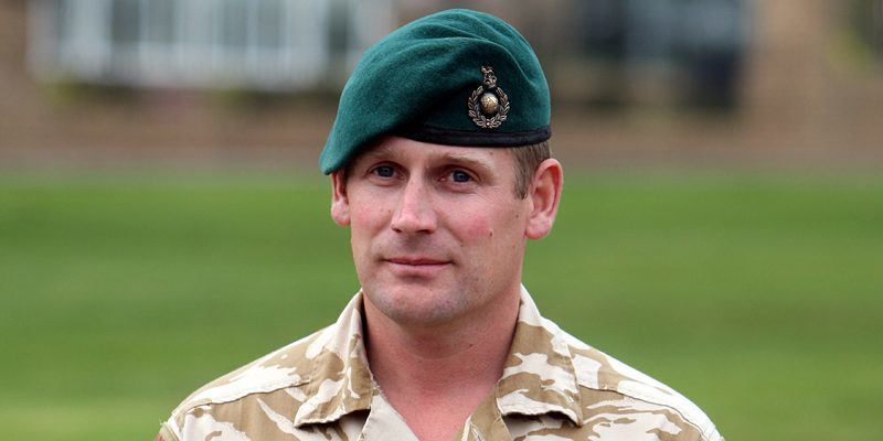 RM Condor, Arbroath. 45 Commando Group Royal Marines return after six months in Afghanistan.    Commanding Officer Lieutenant Colonel Jim Morris.