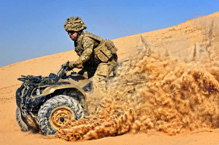 The winners of the Army Photographic Competition 2013 have been announced. Winner - Amateur Portfolio "QUAD BIKE", by Capt. Dave Scammell from Fareham.