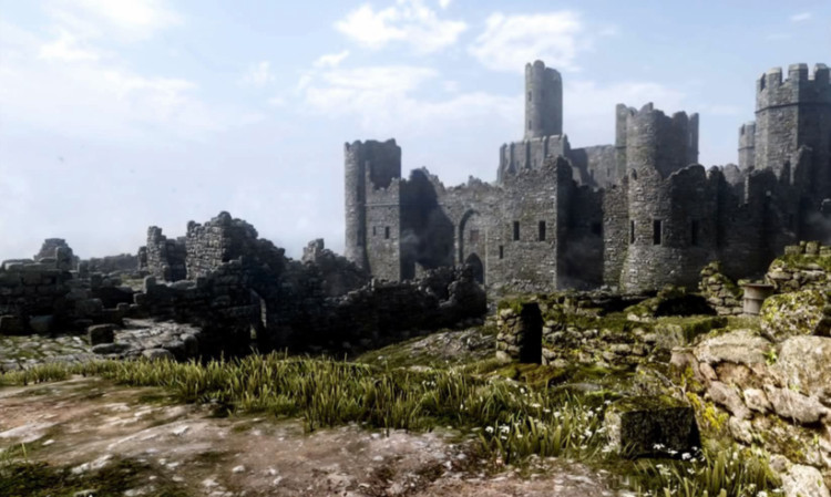 The castle in the latest Call of Duty video game.