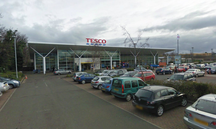 The man was injured after being hit by a car outside the Tesco store on Olive Bank Road, Musselburgh.