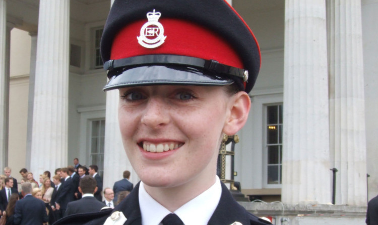 Naomi Selfridge has graduated from Sandhurst.