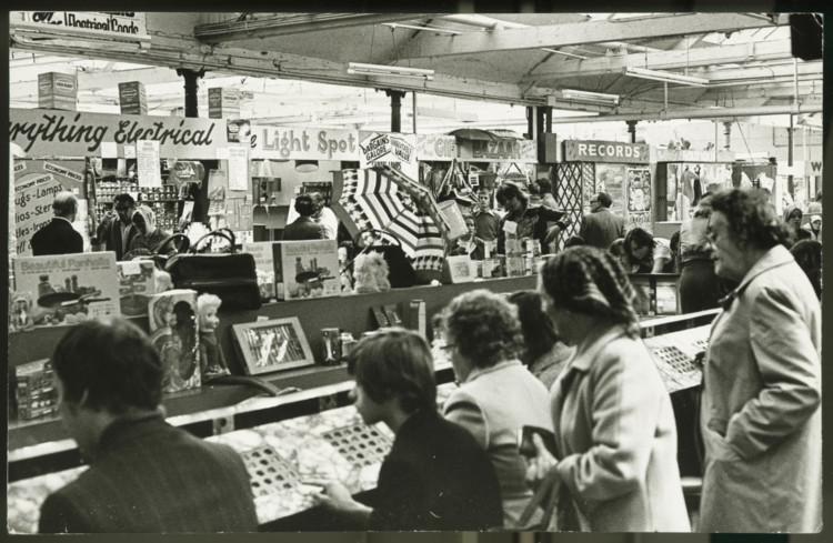 Crowds flocked to Dens Road Market during its heyday in the 1970s.