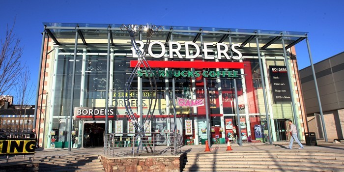 Borders, Gallagher Retail Park, Dundee, is closing down.