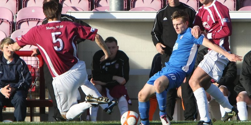 Kim Cessford, Courier - 30.10.10 - Arbroath FC v Montrose FC, cup replay at Gayfield - action from the game