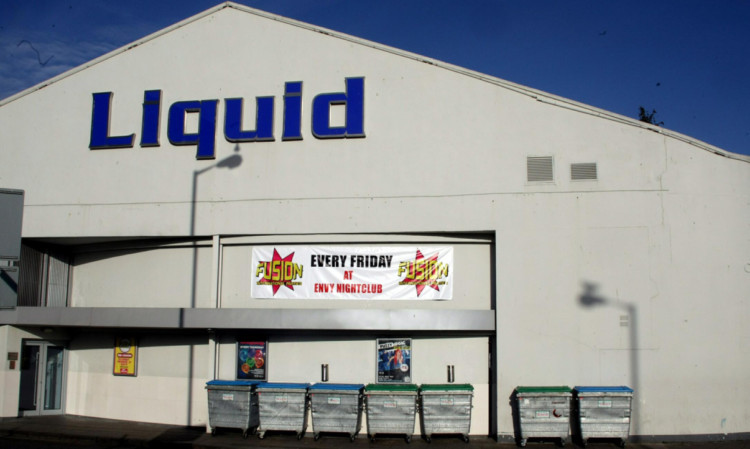 The fire broke out in a fuse box in Liquid nightclub.