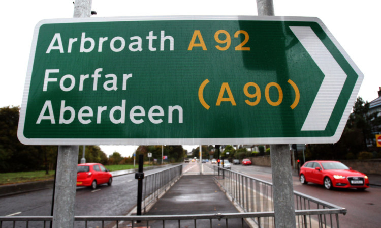 The junction of Broughty Ferry Road and Greedykes road,.