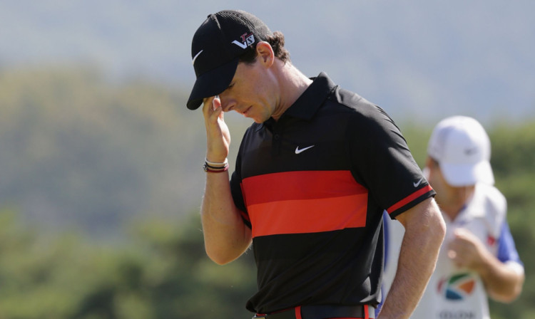 Rory McIlroy had left himself too much to do after a disappointing third round.