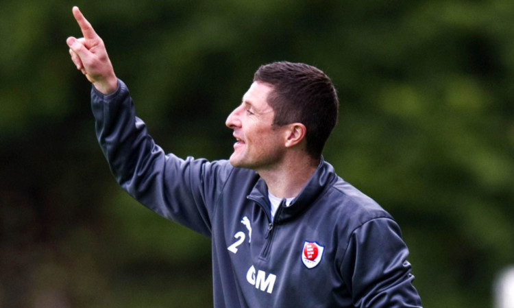 Raith Rovers manager Grant Murray.