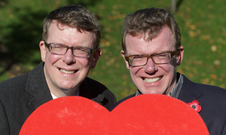 Craig and Charlie launch the 2013 Poppy Appeal.