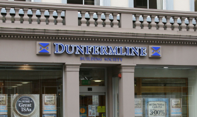 The Dunfermline Building Society branding is passing into history.