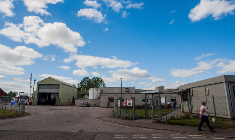 The former Vion chicken-processing plant at Coupar Angus. Owners 2 Sisters plunged into the red, but a spokesman said the current moves to consolidate its production estate did not affect sites in Scotland.