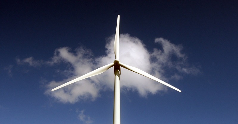 Green Knowes Wind Farm, Glendevon.  Scenic view of the wind turbines.  wind turbine.