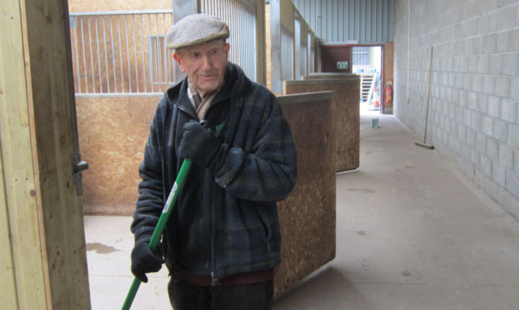 Harry Nunn, Brae Ridings oldest volunteer at 91.